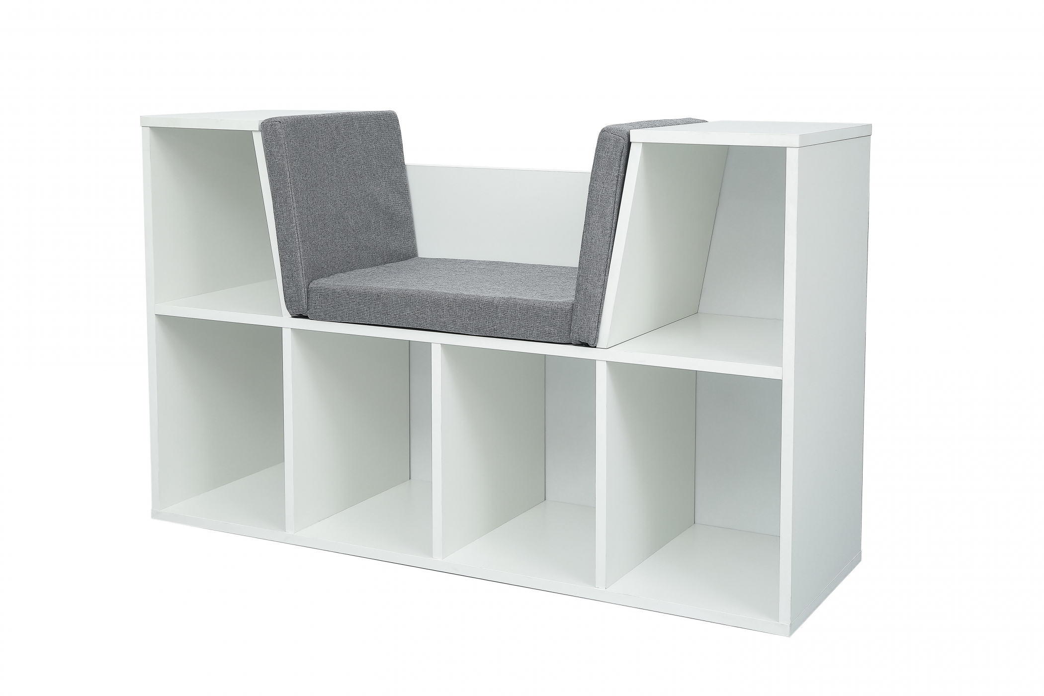 Schoenenkast met zitkussen - schoenenrek hal slaapkamer - alternatieve afbeelding