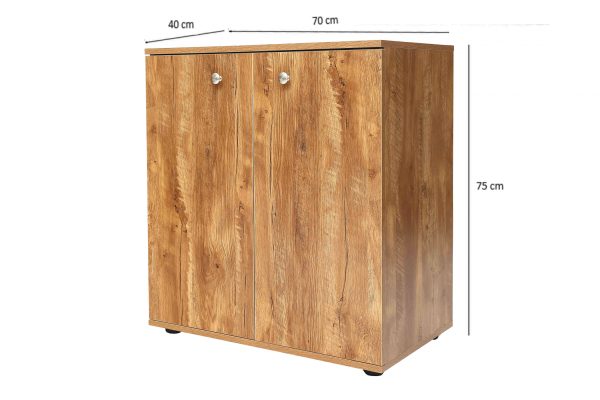 Dressoir wandkast - archiefkast - bruin - Meubel Plein