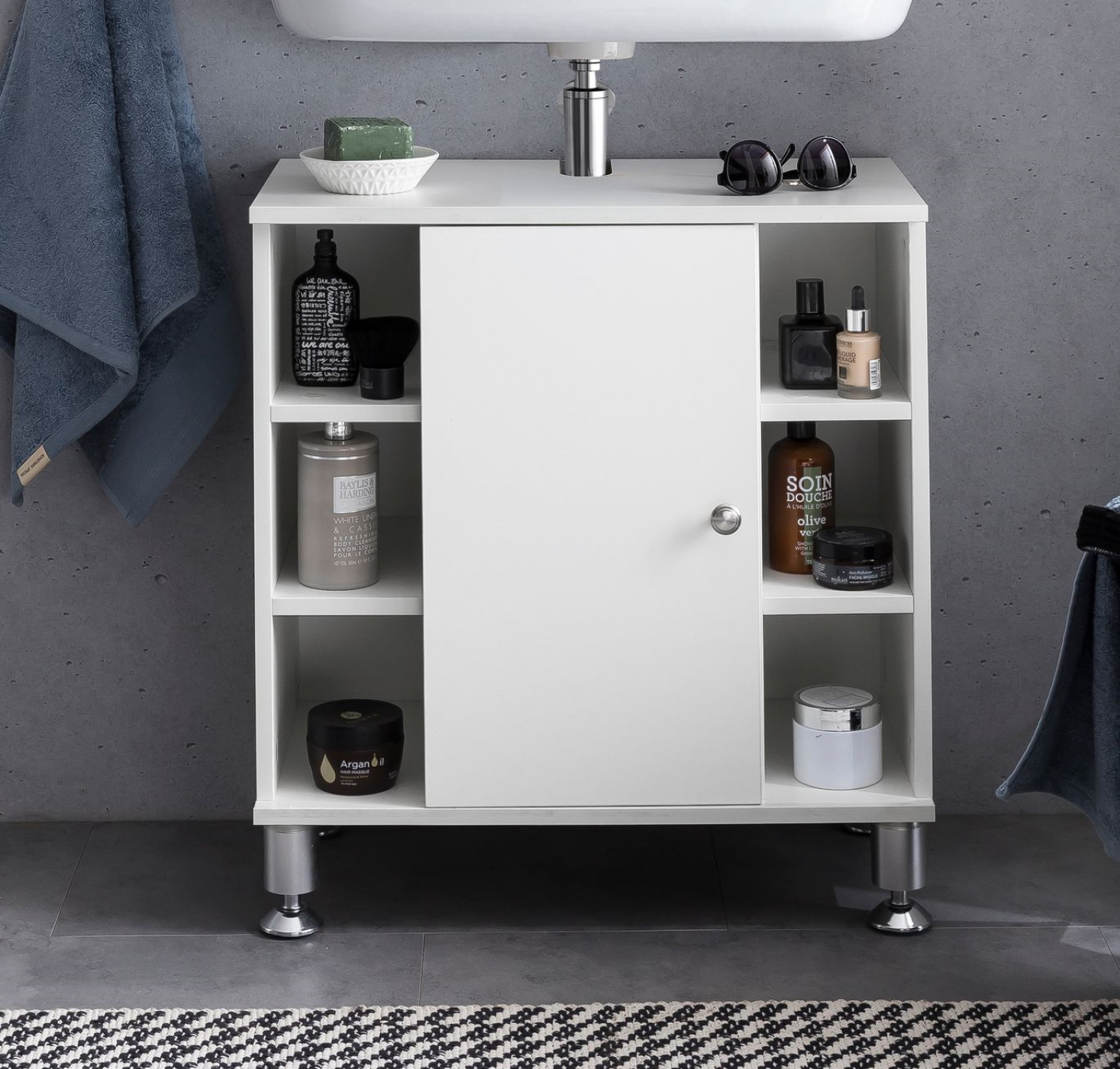 wastafelonderkast - onderbouwkast wastafel - badkamermeubel - alternatieve afbeelding