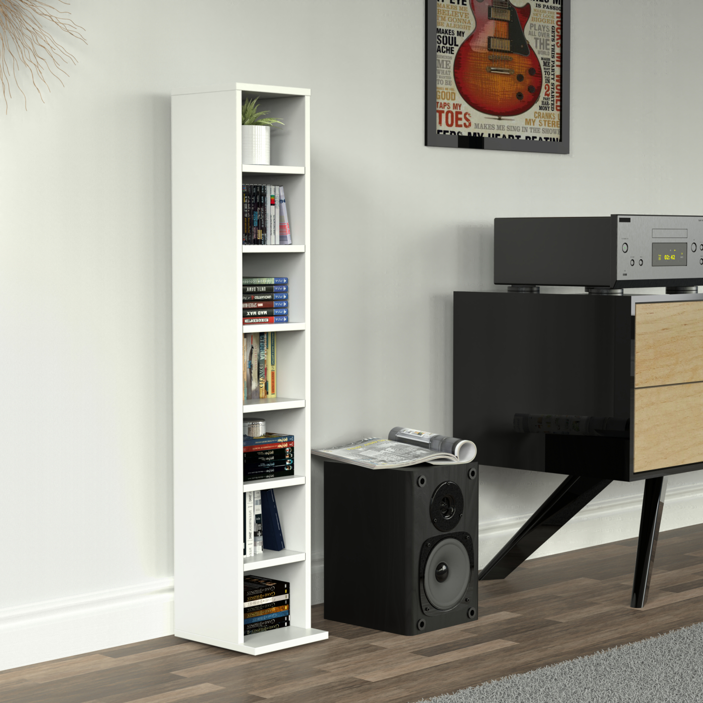 VDD - wandkast - 7 planken - opbergkast - Meubel Plein VDD - wandkast - 7 planken - opbergkast - Meubel Plein