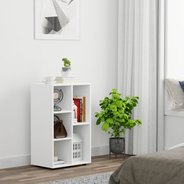 VDD - Vakkenkast - wandkast - wit - 5 vakken - Meubel Plein