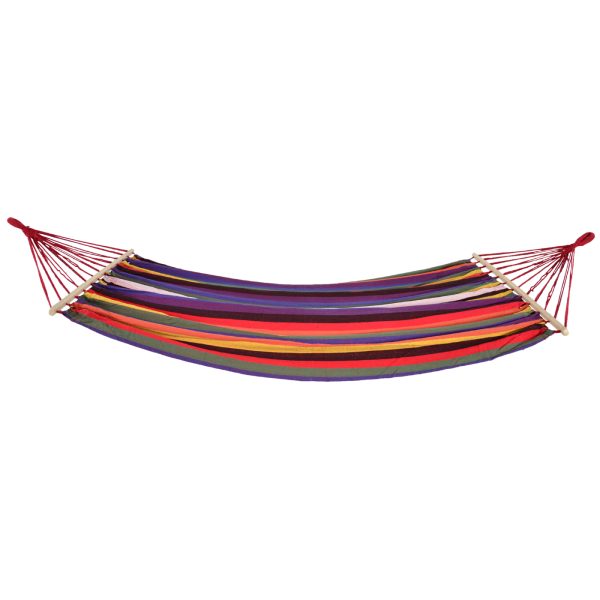 VDD - hangmat - 220 x 160 - multicolour groen - geschikt voor 2 personen - Meubel Plein