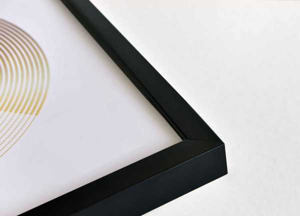 Vinyl lp platen wissellijst - frame lijst voor inlijsten LP vinyl elpee platen - hout - Meubel Plein