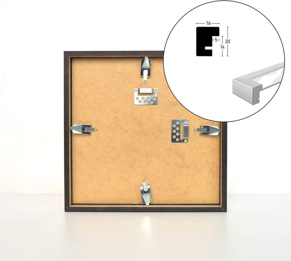 Vinyl lp platen wissellijst - frame lijst voor inlijsten LP vinyl elpee platen - hout - Meubel Plein