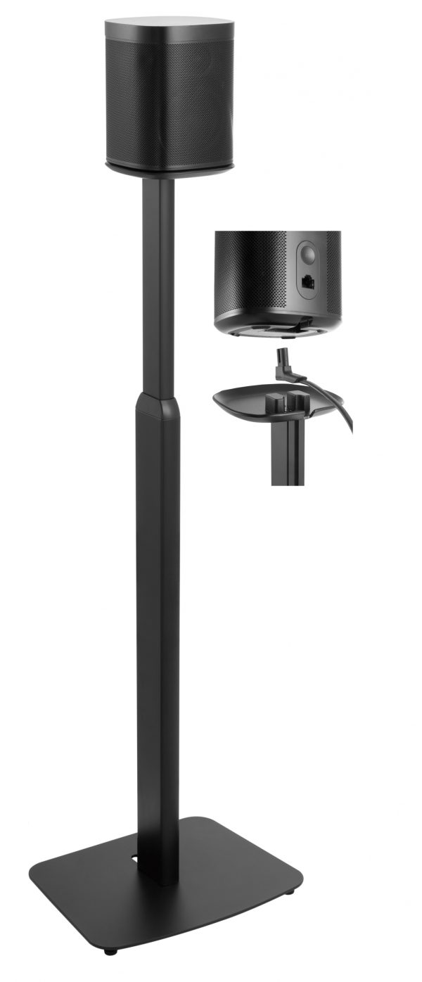 Speakerstandaard Deluxe Sonos® One en Sonos® One SL - hoogte verstelbaar - Meubel Plein