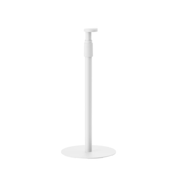 VDD Vloerstandaard Sonos® - Speaker Standaard - Vloerstandaard Speaker - In Hoogte Verstelbaar - Geschikt voor Sonos era 100 & 300 - Kabelmanagement - Wit - Meubel Plein