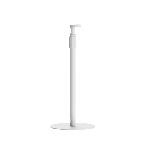 VDD Vloerstandaard Sonos® - Speaker Standaard - Vloerstandaard Speaker - In Hoogte Verstelbaar - Geschikt voor Sonos era 100 & 300 - Kabelmanagement - Wit - Meubel Plein