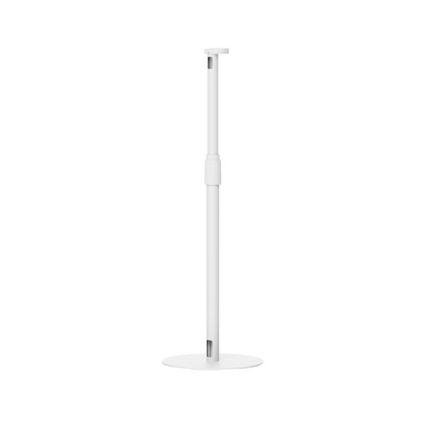 VDD Vloerstandaard Sonos® - Speaker Standaard - Vloerstandaard Speaker - In Hoogte Verstelbaar - Geschikt voor Sonos era 100 & 300 - Kabelmanagement - Wit - Meubel Plein