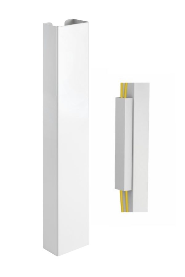 VDD Kabelgoot - Kabel Organizer - Kabel Beschermer - Magnetisch Frame - Kabelmanagment - Voor Bureau & TV - Wit - Meubel Plein