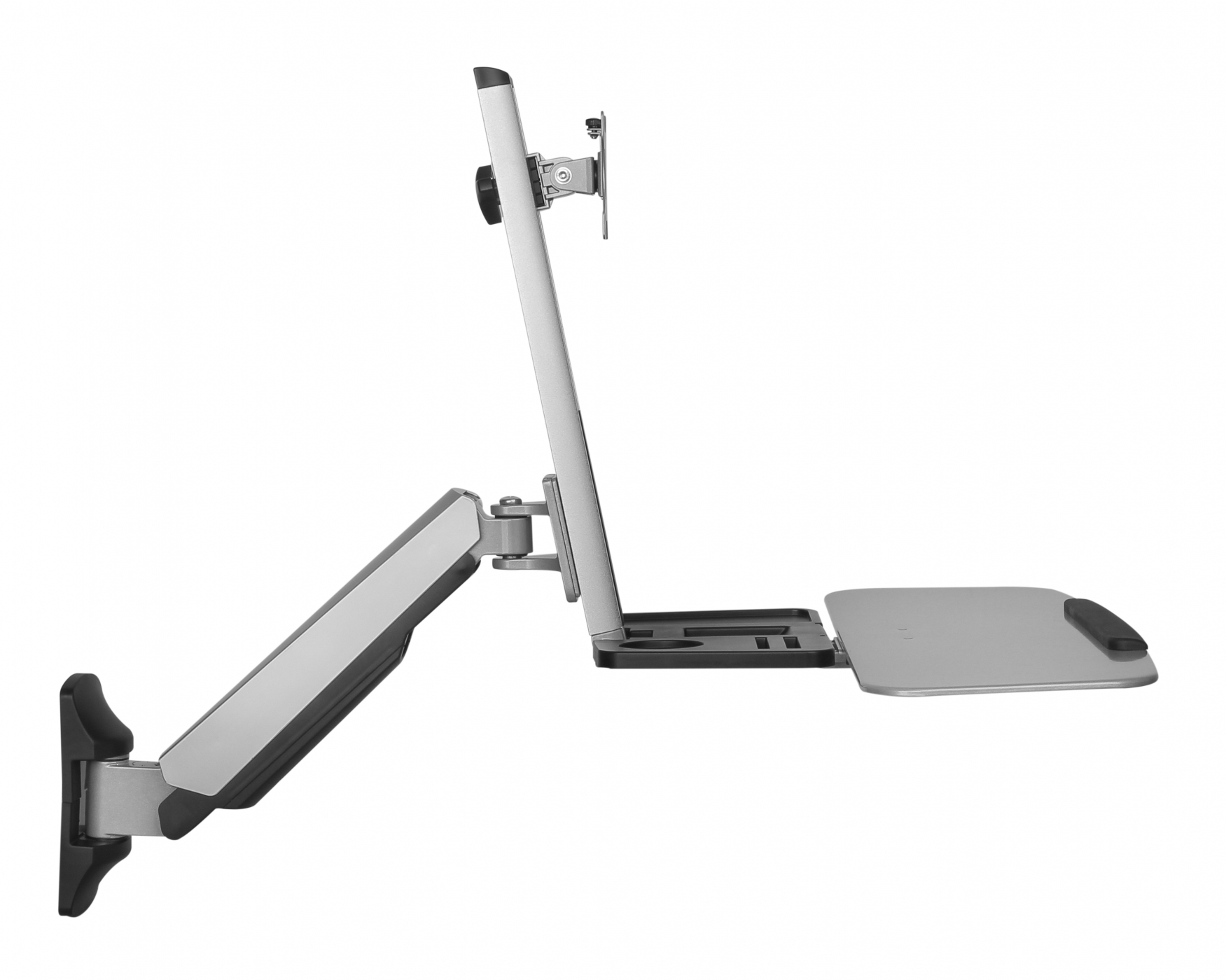 Zit sta bureau werkplek wandmontage - monitorbeugel toetsenbord desktop houder - Meubel Plein Zit sta bureau werkplek wandmontage - monitorbeugel toetsenbord desktop houder - Meubel Plein