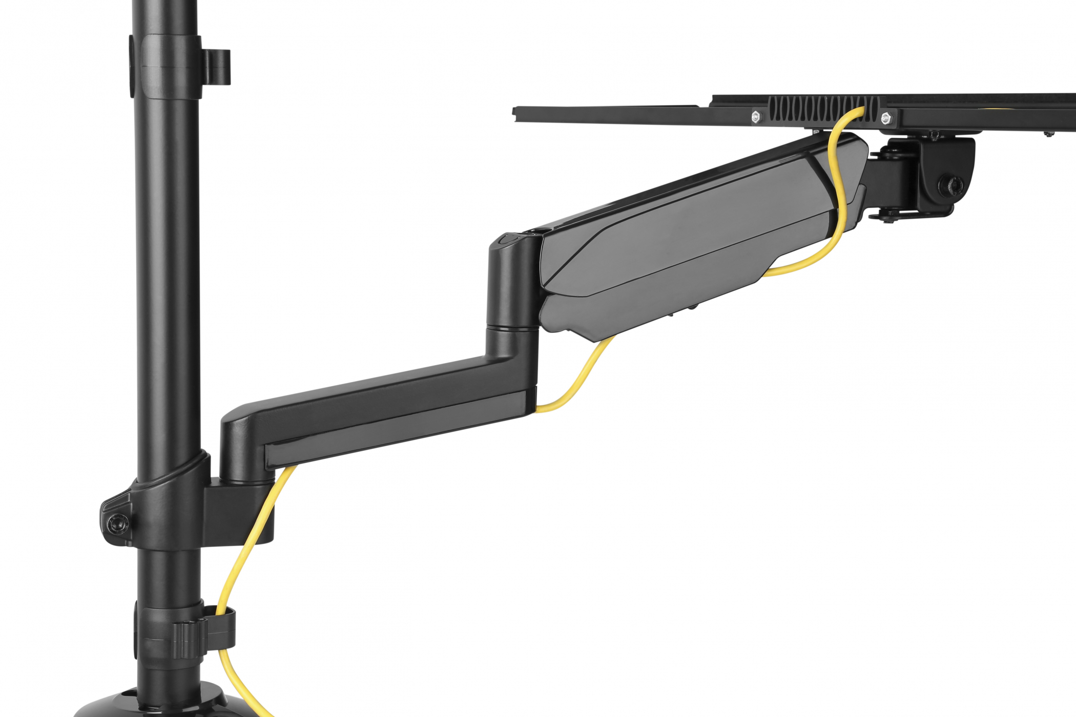 Zit sta werkplek - monitorbeugel toetsenbord bureausteun - werkstation computer - Meubel Plein Zit sta werkplek - monitorbeugel toetsenbord bureausteun - werkstation computer - Meubel Plein