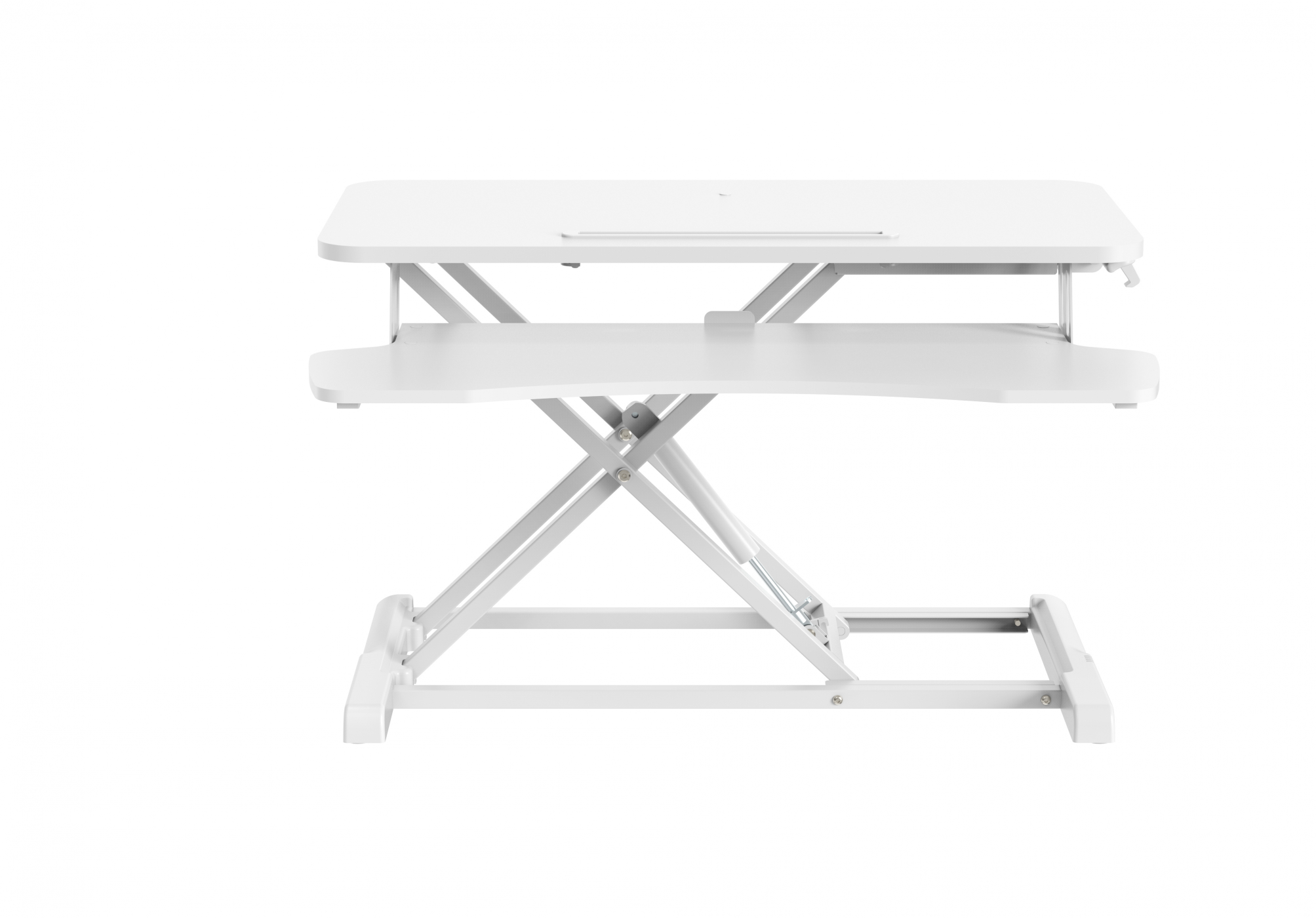 Bureau zit sta verhoger ergonomisch - werkstation  hoogte verstelbaar - 80 cm breed - alternatieve afbeelding