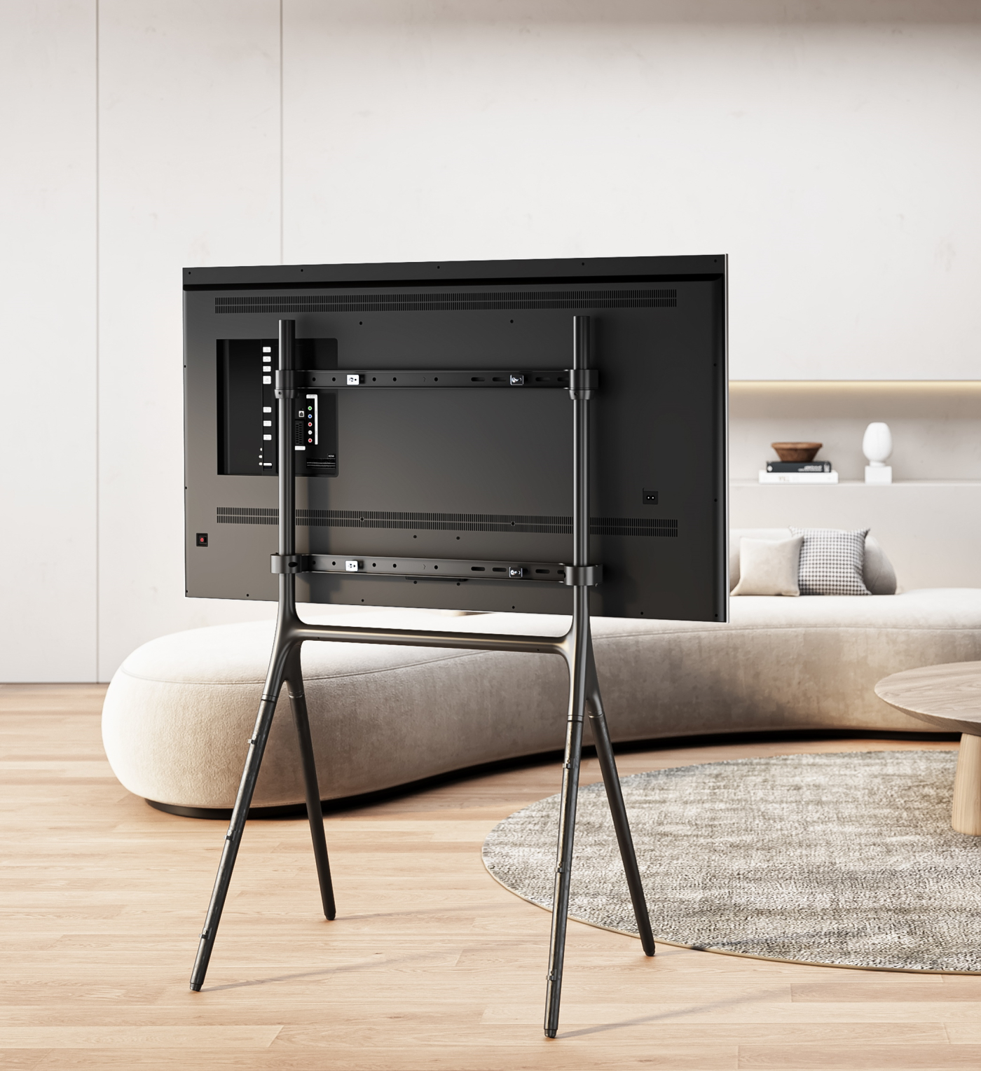 Tv beeldscherm vloerstandaard statief studio schildersezel design - tot 70 inch - Meubel Plein Tv beeldscherm vloerstandaard statief studio schildersezel design - tot 70 inch - Meubel Plein