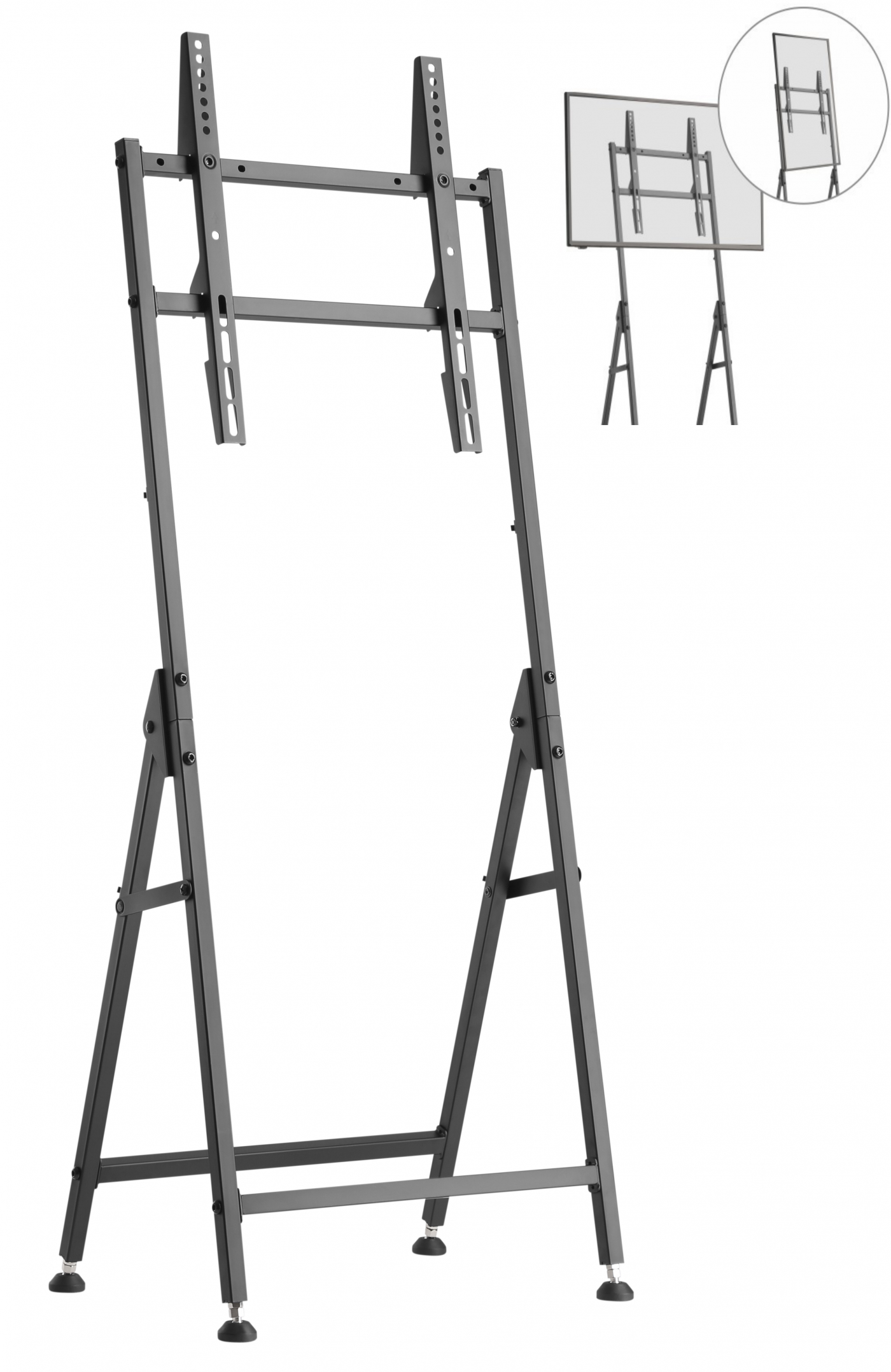 Tv standaard inklapbaar - whiteboard standaard - tot 55 inch scherm