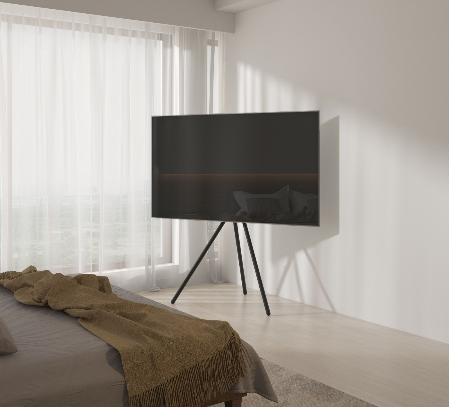 Tv standaard statief schilders ezel design studio - 134 cm hoog - tot 70 inch scherm - Meubel Plein Tv standaard statief schilders ezel design studio - 134 cm hoog - tot 70 inch scherm - Meubel Plein