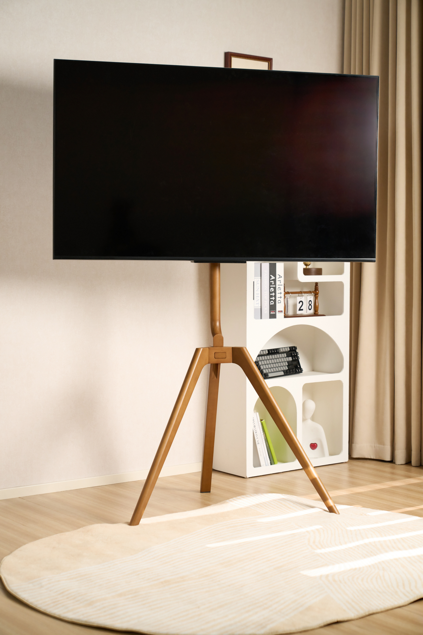Tv standaard schildersezel design studio - draaibaar - tot 65 inch - Meubel Plein Tv standaard schildersezel design studio - draaibaar - tot 65 inch - Meubel Plein