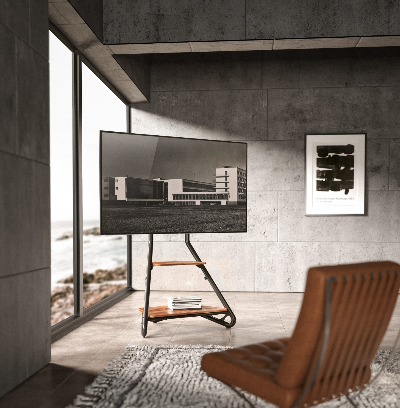 Tv standaard statief studio design - alternatieve afbeelding