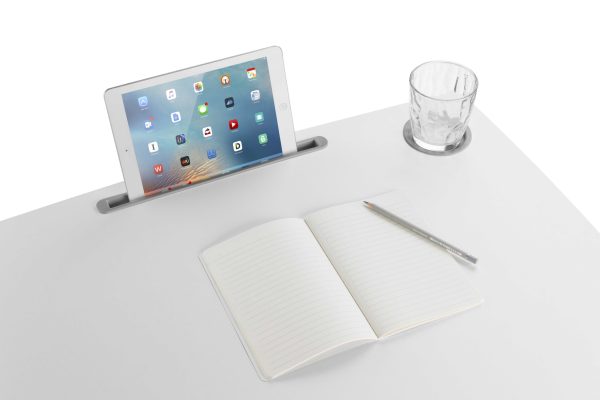 Zit sta bureau verrijdbaar - laptoptafel - verrijdbaar workstation - presentatie lessenaar - Meubel Plein