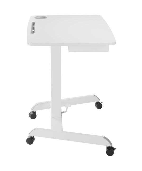 Zit sta bureau verrijdbaar - laptoptafel - verrijdbaar workstation - presentatie lessenaar - Meubel Plein