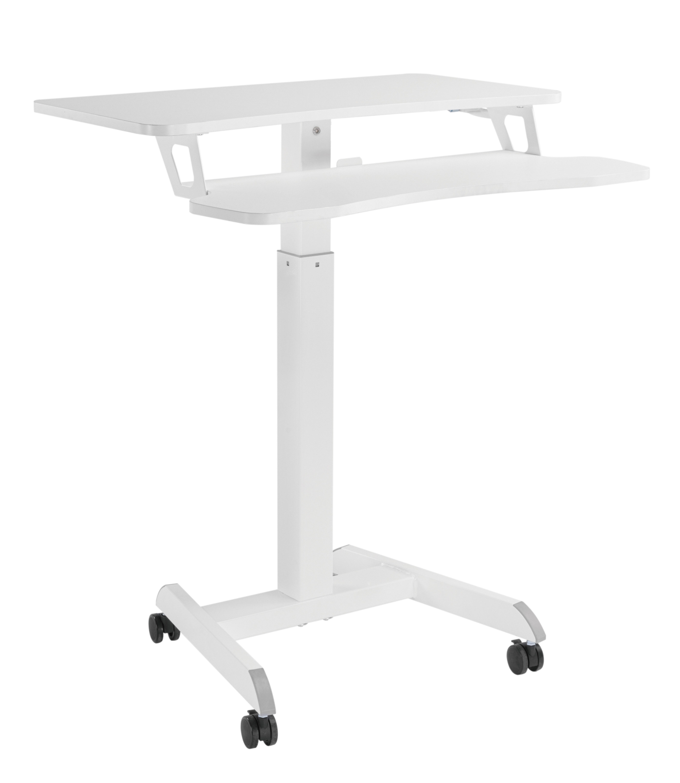 Bureau zit sta laptoptafel - verrijdbaar - hoogte verstelbaar