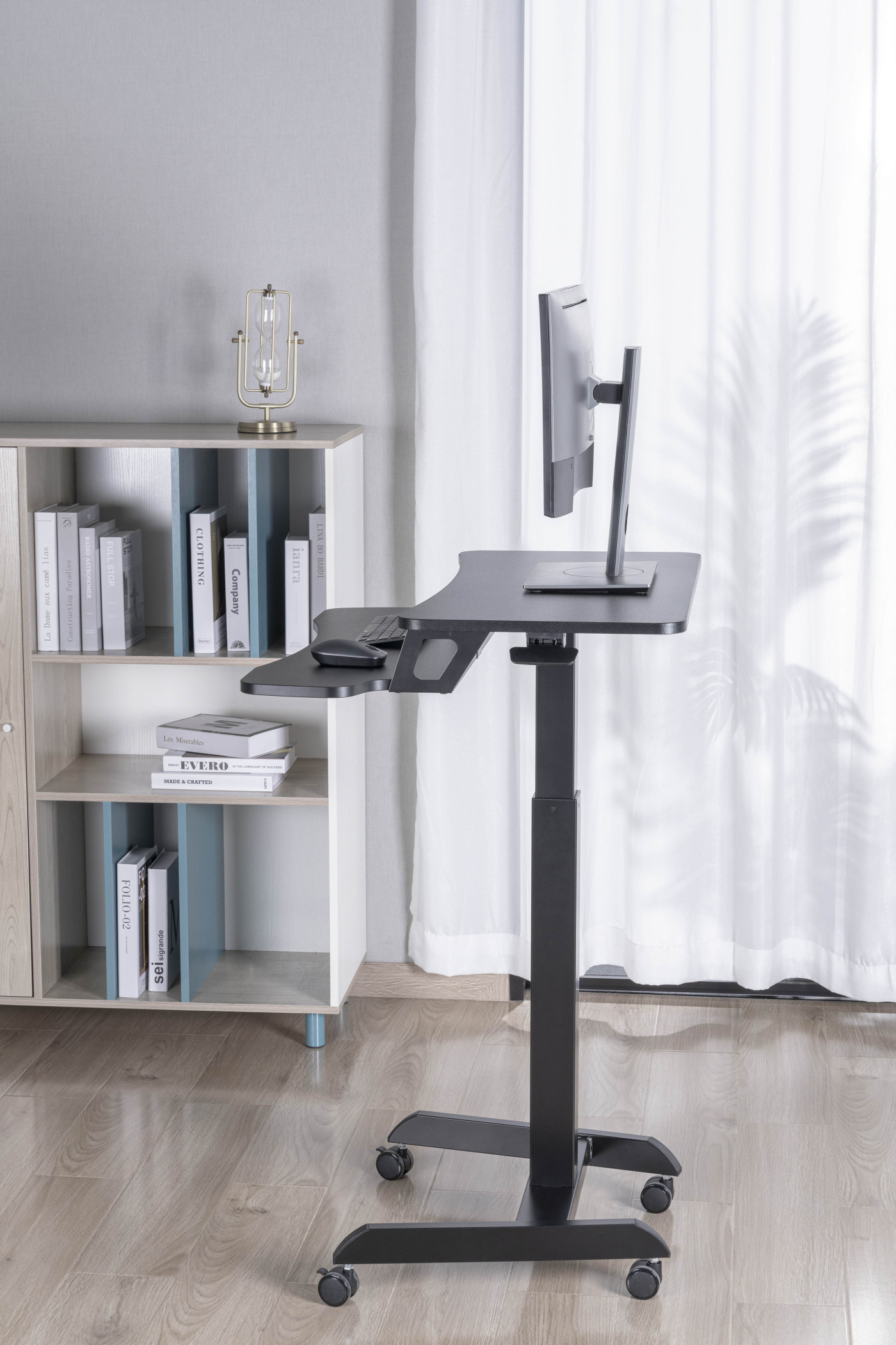 Bureau zit sta laptoptafel - verrijdbaar - hoogte verstelbaar - Meubel-Plein Bureau zit sta laptoptafel - verrijdbaar - hoogte verstelbaar - Meubel-Plein