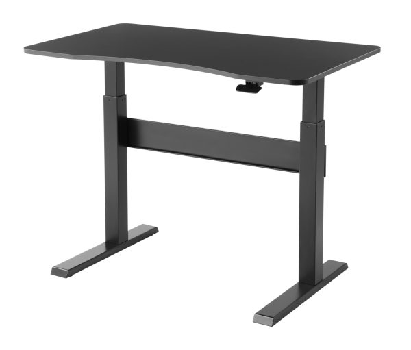 Bureau zit sta - laptop computertafel - in hoogte verstelbaar - 120 x 67.5 cm - Meubel Plein