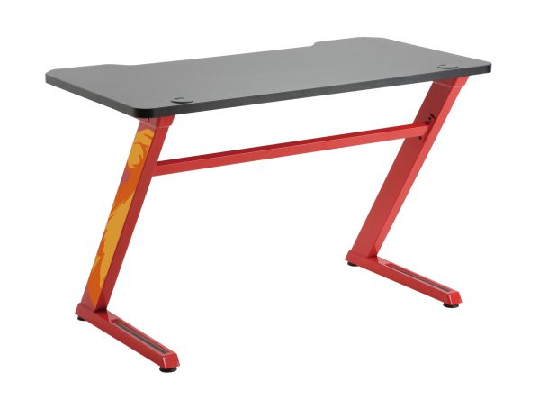 Computer game bureau gaming desk Thomas rood zwart ideaal voor uw game set up 120 cm x 60 cm - Meubel Plein