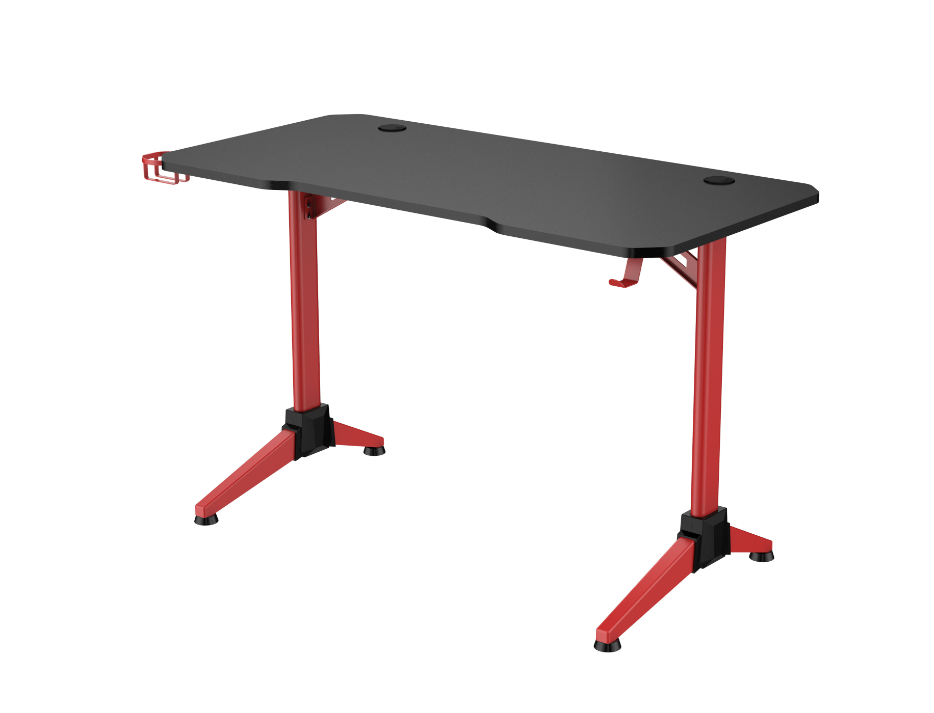 Game bureau Thomas - computertafel - computerbureau - zwart rood - alternatieve afbeelding