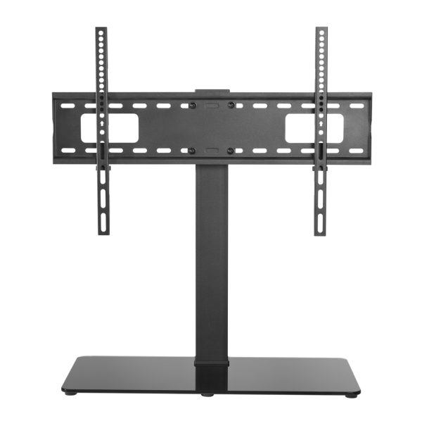 TV standaard - tv statief - tv voet - tafelmodel - draaibaar - hoogte verstelbaar 67 cm tot 79 cm - Meubel Plein