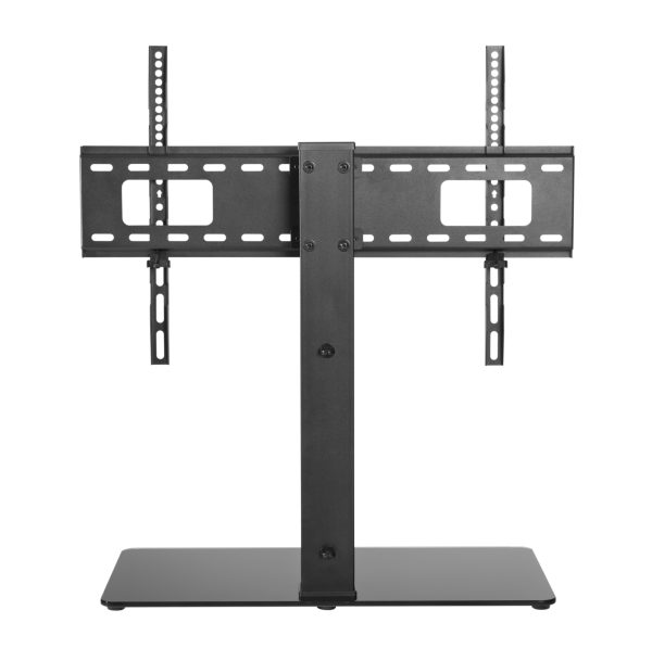 TV standaard - tv statief - tv voet - tafelmodel - draaibaar - hoogte verstelbaar 67 cm tot 79 cm - Meubel Plein