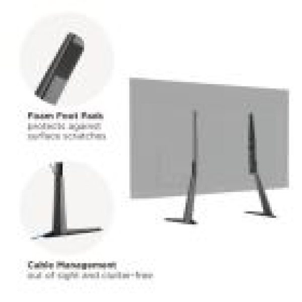TV monitor standaard tafel bureau - tv voet beeldscherm monitor tv - tot 70 inch - Meubel Plein