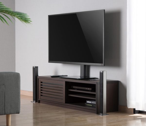 TV standaard - tv statief - tafelmodel - draaibaar - hoogte verstelbaar 36 cm tot 55 cm - Meubel Plein