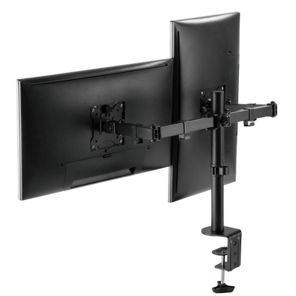 Monitorarm gaming 2 beelschermen - monitor beugel - draaibaar kantelbaar roteerbaar - Meubel Plein