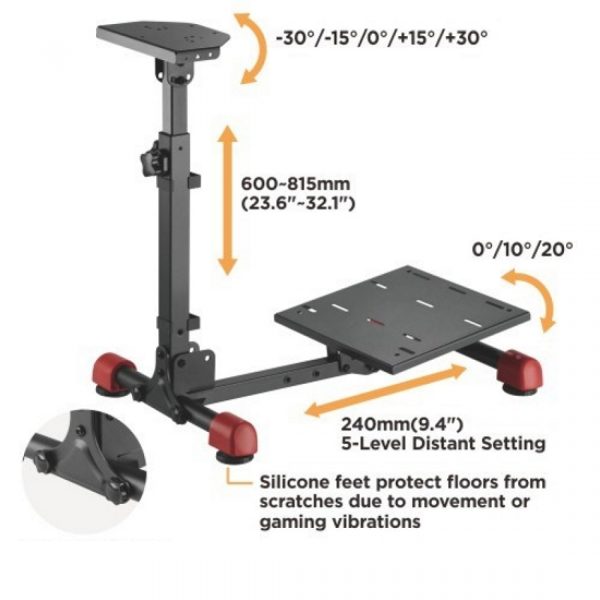 Wheel stand - racestuur standaard houder - race cockpit - logitech - thrustmaster - fanatec - Meubel Plein