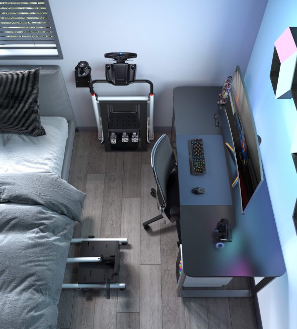 Wheel stand - racestuur standaard houder - race cockpit - logitech - thrustmaster - fanatec - Meubel Plein