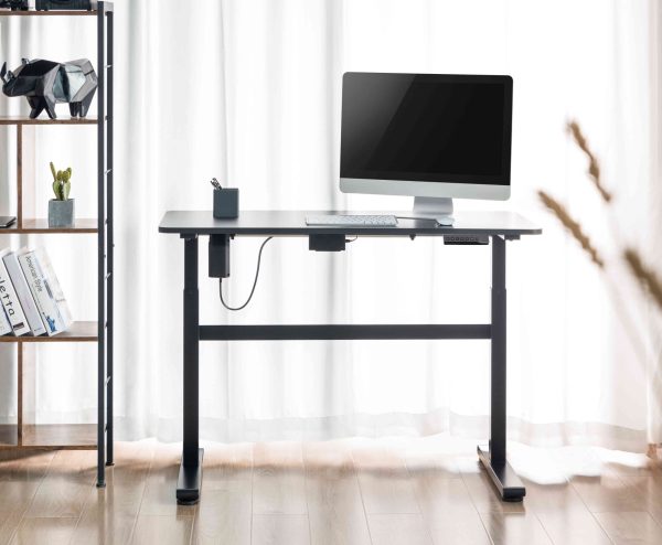 Bureau zit sta elektrisch in hoogte verstelbaar - 118 x 58 cm - Meubel Plein