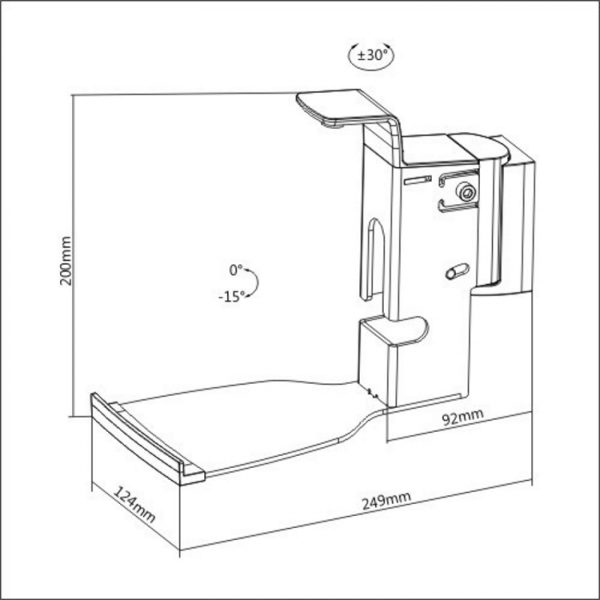 Speakerstandaard compatibel met Sonos® Play: 5 en Sonos® Five (gen 2) wandbevestiging - Meubel Plein