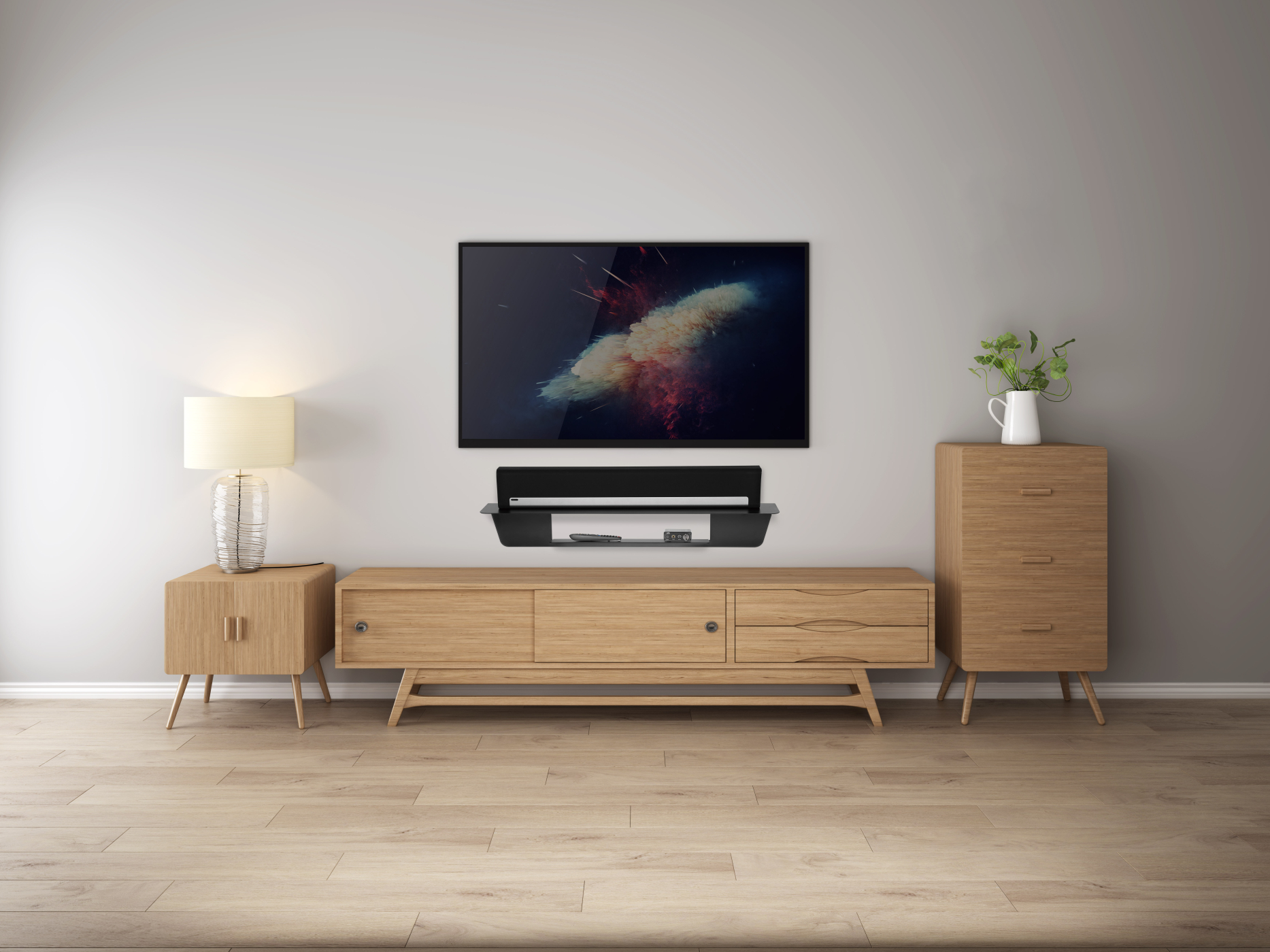 Soundbar wandsteun universeel - soundbar muur bevestiging - sdoundbar muurbeugel - Meubel Plein Soundbar wandsteun universeel - soundbar muur bevestiging - sdoundbar muurbeugel - Meubel Plein