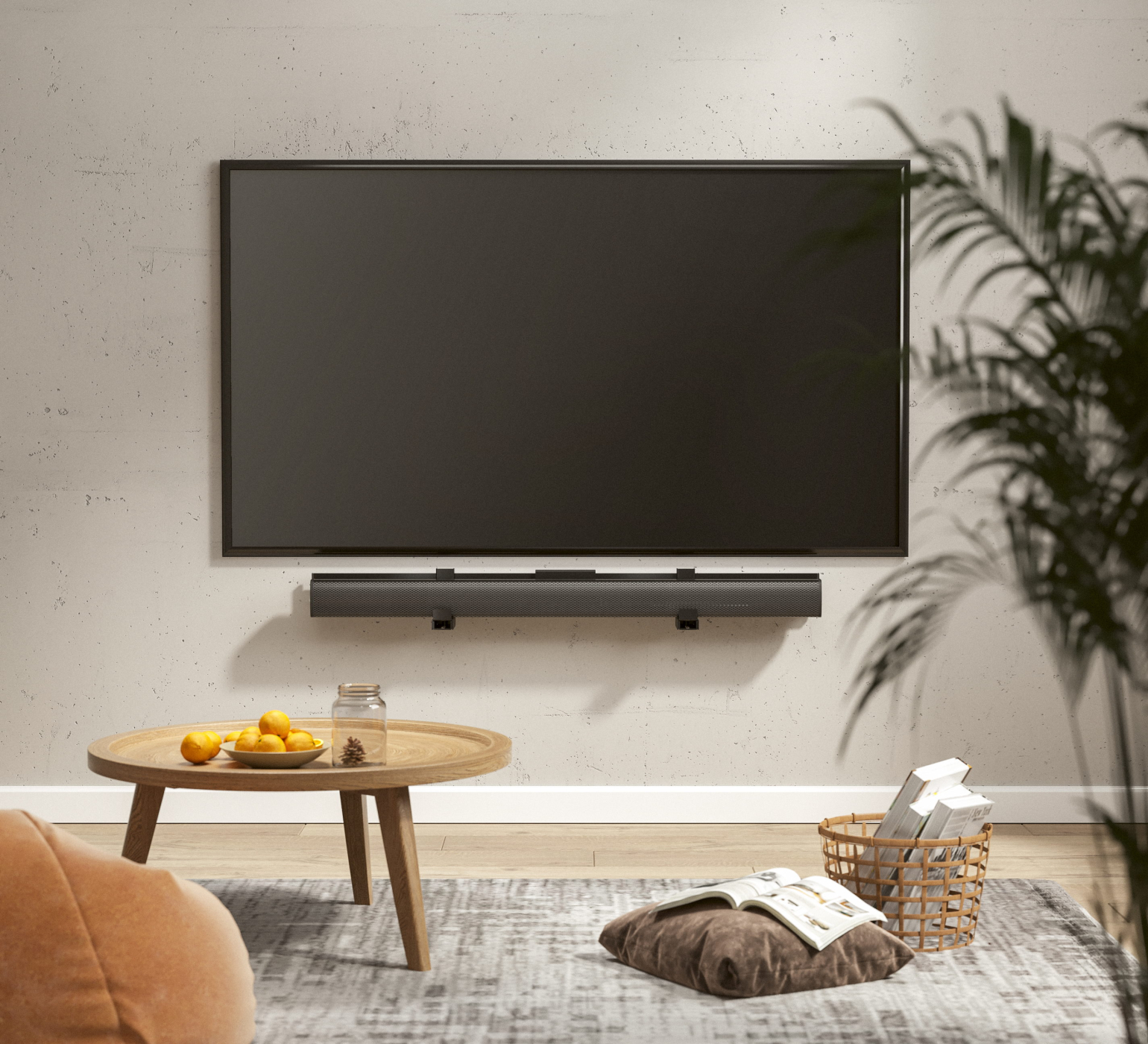 Soundbar tv beugel universeel - montage onder of boven tv - wandmontage - Meubel Plein Soundbar tv beugel universeel - montage onder of boven tv - wandmontage - Meubel Plein