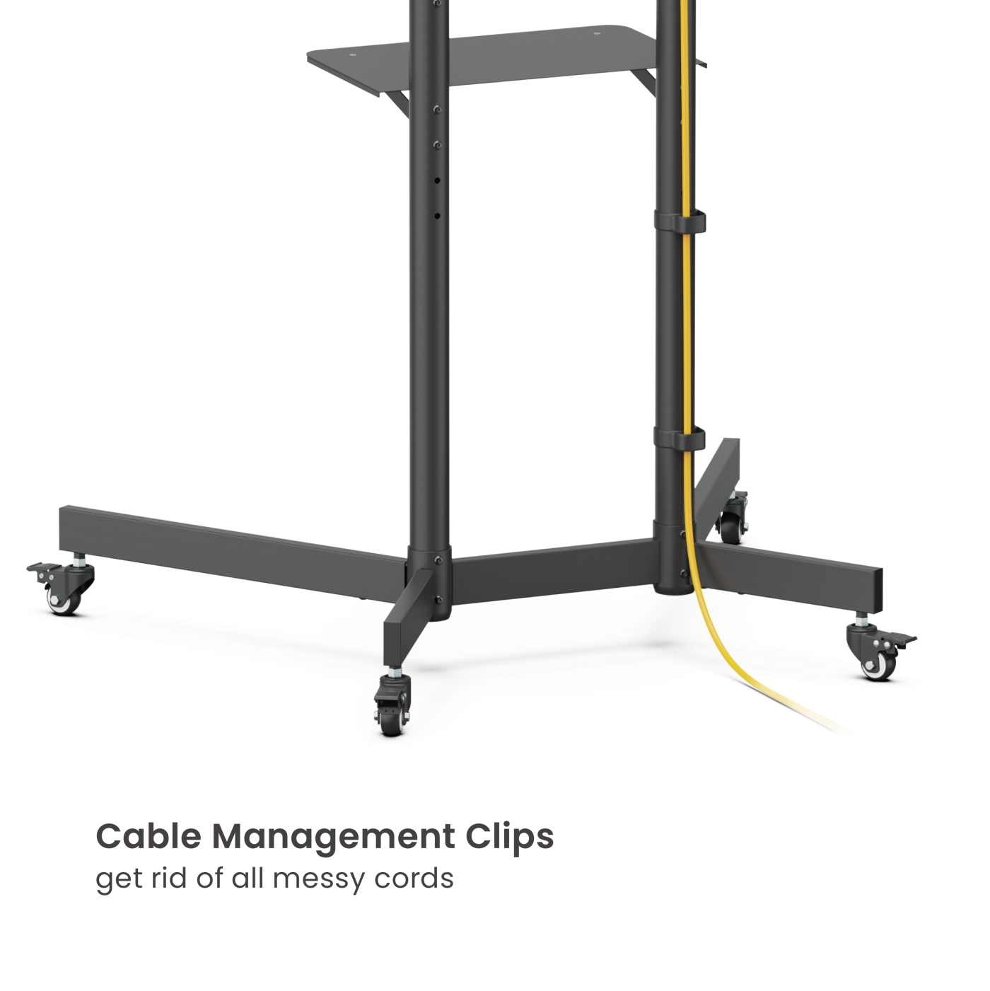 VDD Gaming TV standaard - TV Statief - Verrijdbaar Statief - Draaibaar - Televisie Beugel - Hoogte Verstelbaar - 37" tot 70" Schermen - Zwart - Meubel Plein VDD Gaming TV standaard - TV Statief - Verrijdbaar Statief - Draaibaar - Televisie Beugel - Hoogte Verstelbaar - 37" tot 70" Schermen - Zwart - Meubel Plein