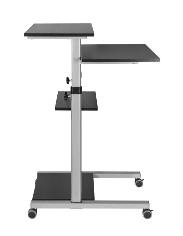 Bureau zit sta laptop tafel werkstation - lessenaar lectern - verrijdbaar - hoogte verstelbaar - Meubel Plein