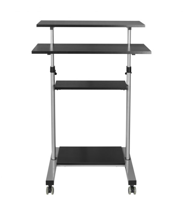 Bureau zit sta laptop tafel werkstation - lessenaar lectern - verrijdbaar - hoogte verstelbaar - Meubel Plein