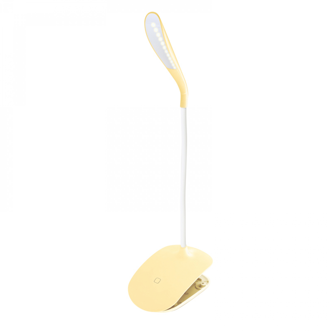 LED Bureaulamp tafellamp klemlamp flexibel met touch dimmer (geel) - alternatieve afbeelding