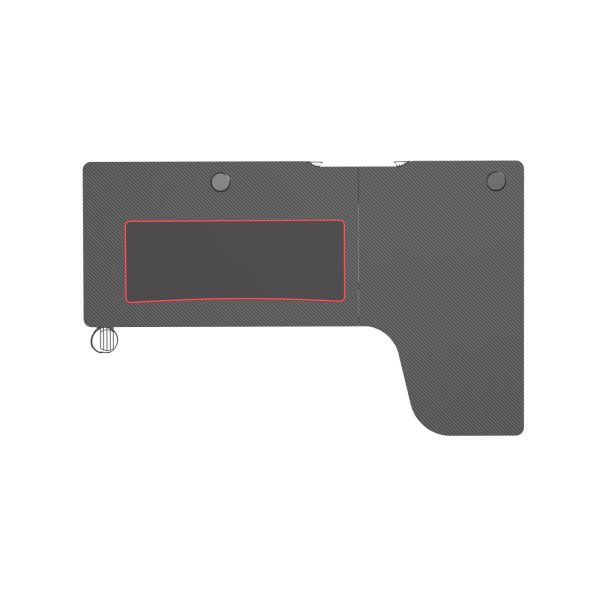 VDD Gaming – Bureau - Gaming Bureau – Game Bureau - Bureau game Hugo - Gaming desk – Computer Tafel - L vormig hoekbureau - 160 cm x 60 cm – Carbon - Meubel Plein