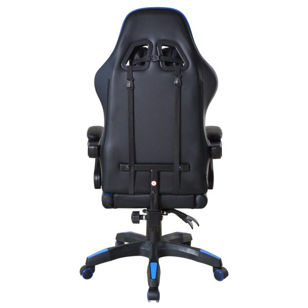 VDD Gaming - Gamestoel - Game Stoel - Gamingstoel - Gamestoel Zwart- Gamestoel Blauw - Bureaustoel - Bureau Stoel - Verstelbaar - Ergonomisch - Max 120 kg - Meubel Plein