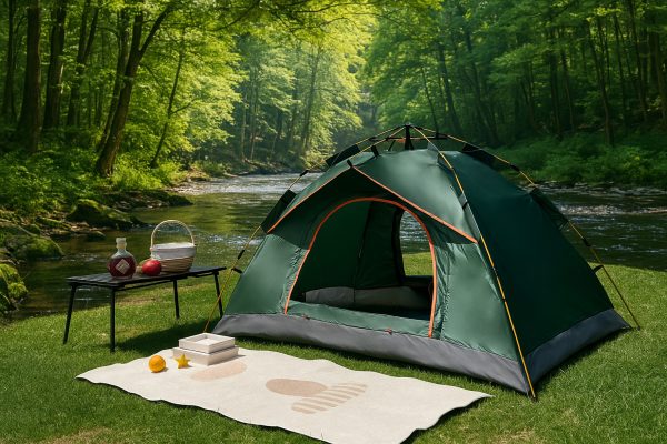 VDD - pop up tent - popup tent - tent - pop up tent 2 persoons - pop up tent waterdicht - 200x150x110 - groen - Meubel Plein