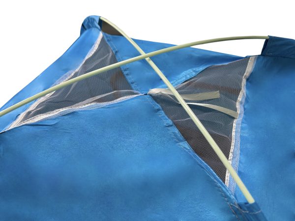 VDD - pop up tent - popup tent - pop up tent 2 persoons - tent - pop up tent 3 persoons - pop up tent waterdicht - 200x200x130 - 2 tot 3 personen - blauw - Meubel Plein