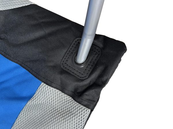 VDD - campingstoel - vouwstoel - campingstoel opvouwbaar - camping stoel - campingstoelen - campingstoel opvouwbaar - opvouwbaar - bekerhouder - blauw - set van 2 - Meubel Plein