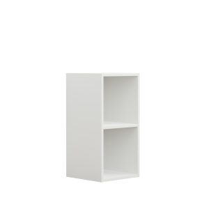 VDD – Vakkenkast – Wandkast – Vakkenkast Wit – Vakken Kast – Wandkastje – Wandkasten – Wandkasten Woonkamer – 2 Vakken - Wit