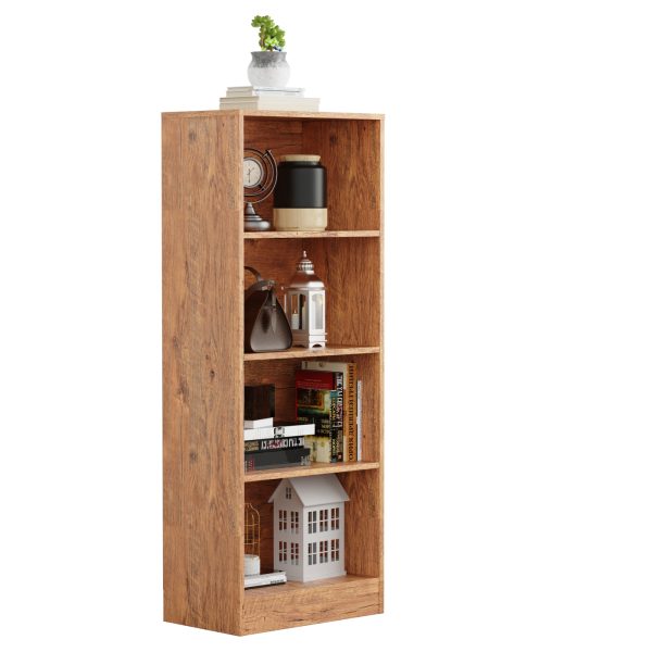 VDD – Vakkenkast – Vakkenkast Open – Wandkast – Vakkenkast Oak – 50x30x130 cm - Meubel Plein